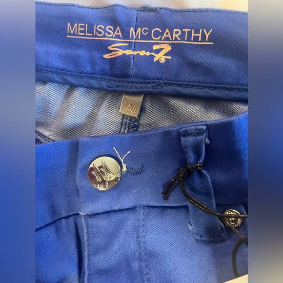 Melissa McCarthy NWT Slimming Blue Pants !! - Picture 4 of 16